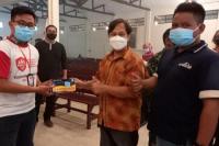 KSP, Aice dan Relawan Distribusikan Masker Medis Door to Door
