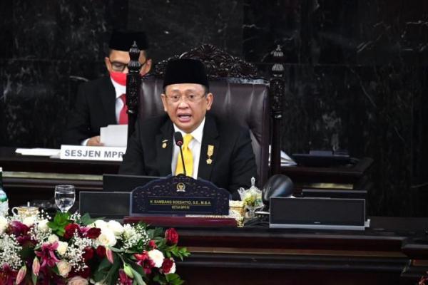 Buka Sidang Tahunan, Ketua MPR Ajak Rakyat Bangun Kekuatan Bersama Hadapi Pandemi Covid-19