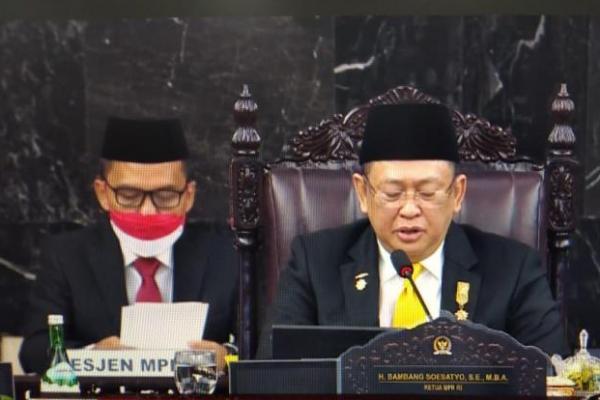 Buka Sidang Tahunan MPR RI 2021, Bamsoet Ajak Bangun Kekuatan Bersama
