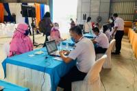 Sambut HUT RI, Insan Maritim Pelabuhan Panjang Gelar Vaksinasi Massal