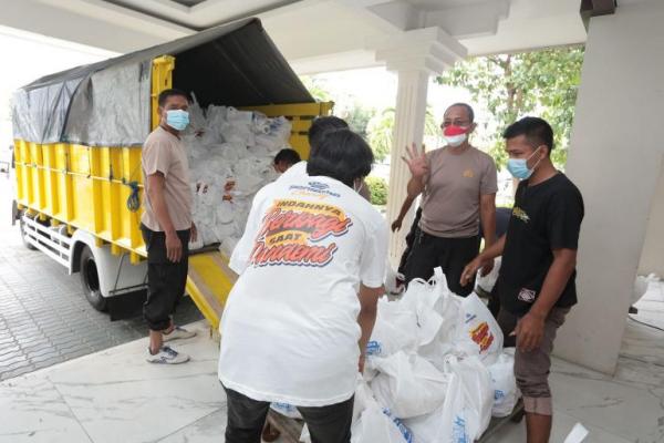Apresiasi Paket Sembako PT. Pansaka, Bamsoet Dorong Percepatan Vaksinasi Jawa Timur