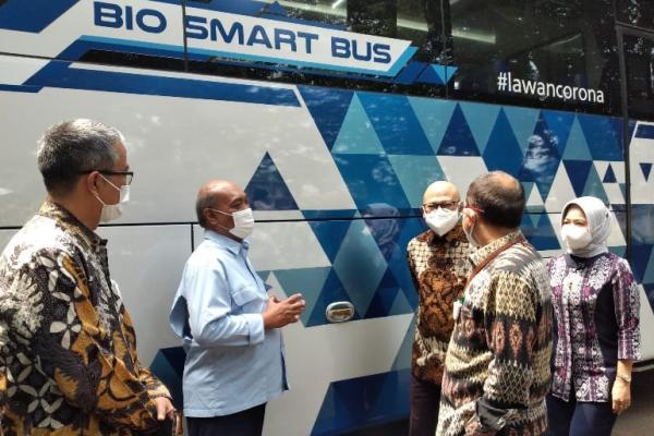 KNKT Gandeng BPPT dan Bio Farma Uji Sirkulasi Udara Bus Anti Covid-19
