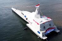 Kapal Cepat Rudal KRI Golok-688 Resmi Diluncurkan