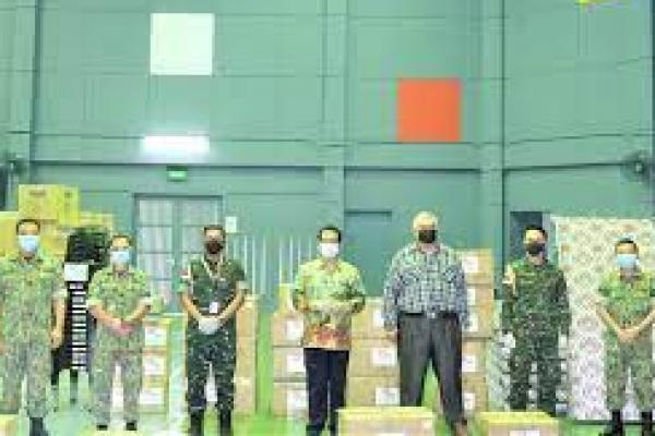 WNI Beri Bantuan Rp100 Juta ke Brunei