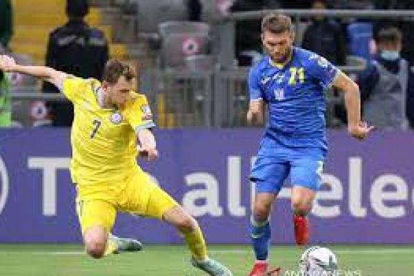 Kualifikasi Piala Dunia 2022:  Ukraina, Kazakhstan 2-2