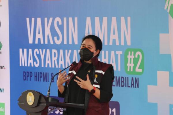 Bergotong Royong, Puan Sebut Ranking Vaksinasi RI Bisa Terus Meningkat