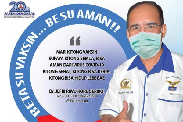 Vaksin Gratis Partai Demokrat NTT untuk 1300 Orang! Silahkan Cek Link Ini