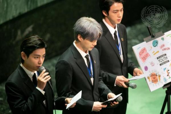 Hadiri UNGA PBB, BTS Sampaikan Inspirasi Generasi Covid-19