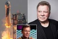 Kapten "StarTrek"  Kirk Jalani Debut Perjalanan Luar Angkasa