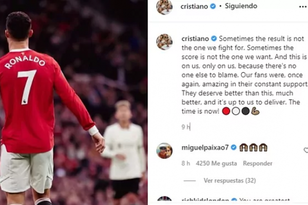 Pesan Cristiano Ronaldo untuk Fans Manchester United
