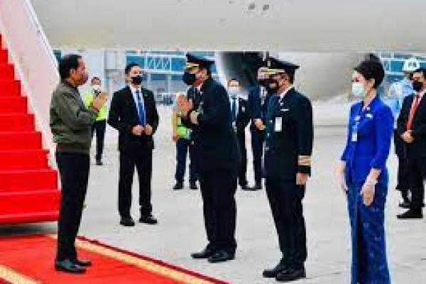 Jokowi Tiba Langsung Jalani Karantina