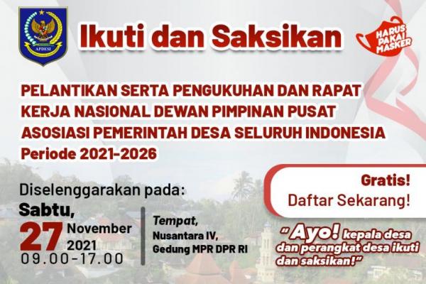 APDESI Gelar Pelantikan Pengurus Baru dan Rapat Kerja Nasional Besok