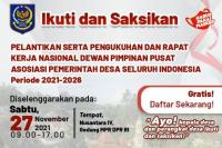 APDESI Gelar Pelantikan Pengurus Baru dan Rapat Kerja Nasional Besok