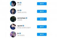 Personel BTS Telah membuat Akun Instagram Pribadi