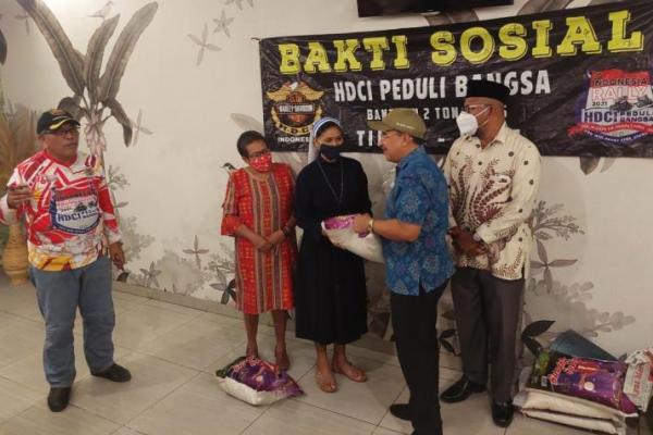 Harley Davidson Club Indonesia Touring dan Baksos di Kota Kupang