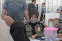 Gelar Roadshow Vaksinasi Massal, PT SJAM Kerjasama dengan Polres Polewali Mandar