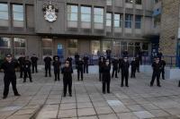 Seorang Pria Tak Dikenal Serang Kantor Polisi di Oldham Manchester