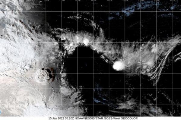 Gunung Berapi Bawah Laut Tonga Meletus, Muncul Peringatan Tsunami