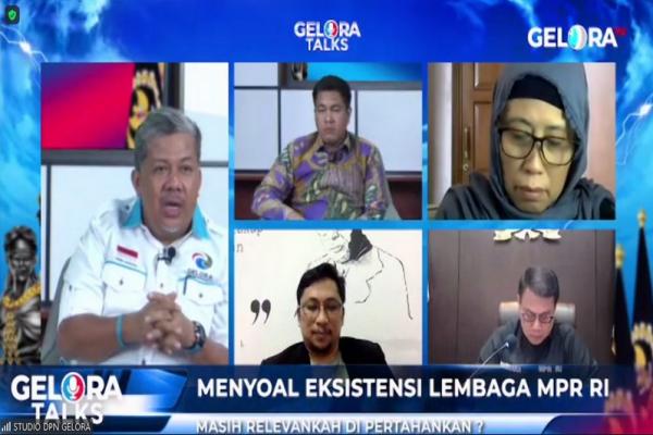 Gelora Nilai Eksistensi dan Fungsi MPR Tidak Berjalan Baik