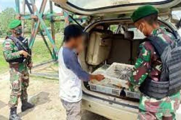 Penyelundupan 350 Ekor Burung Kacer Digagalkan Pamtas Entikong