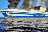 Kapal Feri Terbakar di Yunani, 12 Orang Hilang