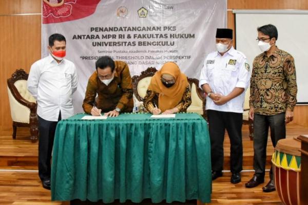 Kerjasama Perpustakaan MPR-Universitas Bengkulu, Memenuhi Kebutuhan Literasi  