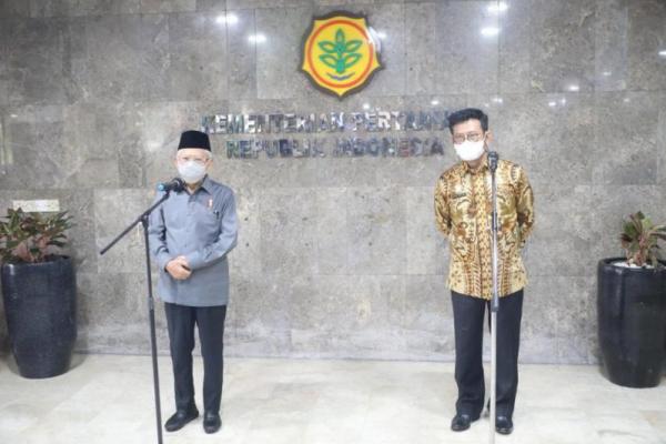 Kunjungi AWR Kementan, Wapres: Ketersediaan Pangan Jelang Ramadan Aman