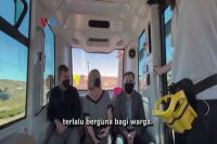 Uji Coba Bus Antar Jemput Swakemudi