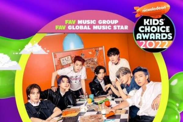 BTS Masuk Nominasi Kids Choice Awards 2022 Nickelodeon