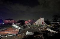 Badai Tornado Menerjang New Orleans, Rumah Hancur dan Satu Orang Tewas