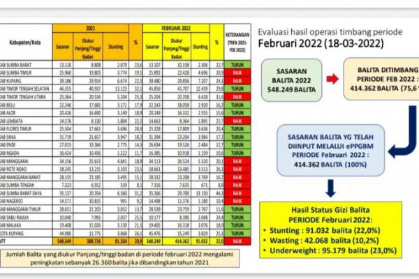 Pokja Akui Intervensi Program Gizi dalam Penanganan Stunting di NTT Belum Optimal