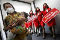 140 Penumpang Pesawat dari Indonesia Disambut Hangat di Malaysia