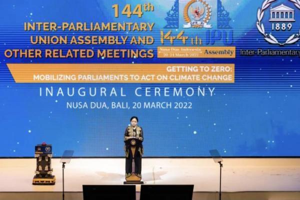 Buka Sidang IPU ke-144, Puan Dorong Pengakhiran Perang di Ukraina