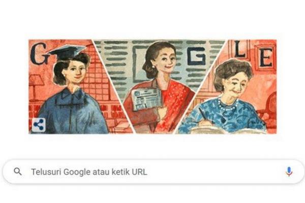 Google Doddle Minggu 3 April 2022, Mengenal Siti Latifah Herawati Diah Wanita Pejuang Pers Nasional