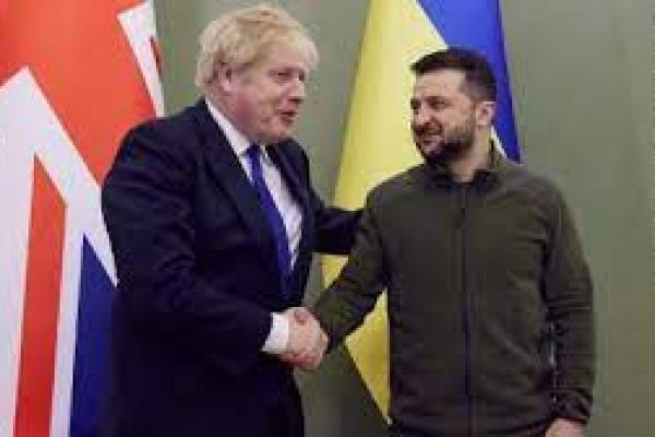 Perdana Menteri Inggris dan Pemimpin Ukraina Membahas Perang Rusia