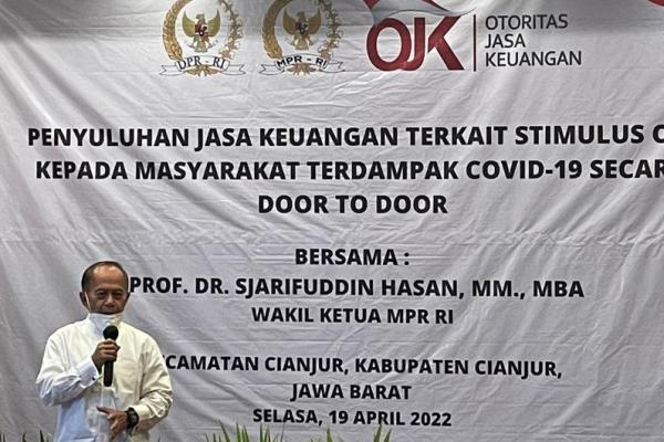 Wakil Ketua MPR Apresiasi Program Penyuluhan Jasa Keuangan Oleh OJK 