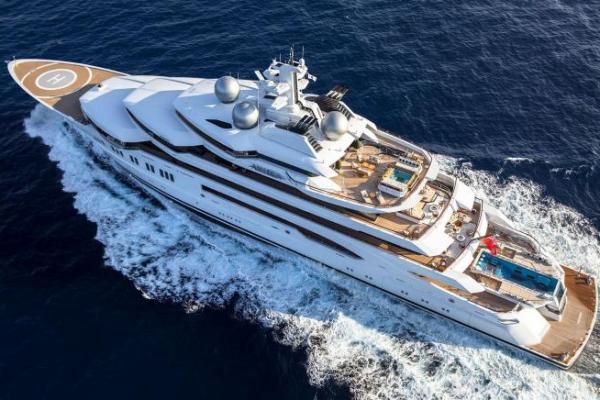 Kapal pesiar (Yacht) Amadea (foto:boatinternational.com) 