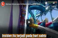 Seluncuran di Waterpark Kenjeran Surabaya Ambruk, Belasan Orang Jadi Korban