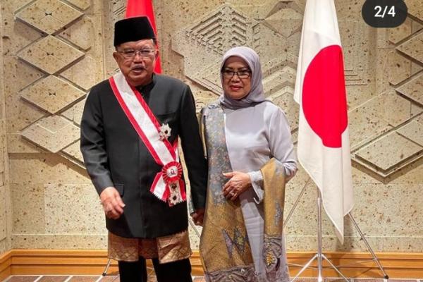 Jusuf Kalla Terima Penghargaan Bintang Jasa Utama dari Kaisar Jepang