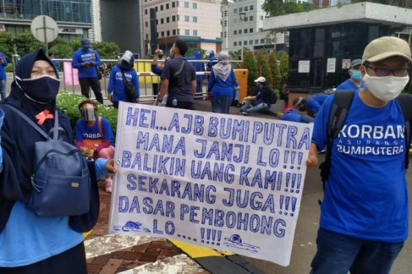 Tak Kunjung Tuntas, Nasabah Korban Gagal Bayar Bumiputera Gelar Aksi Damai