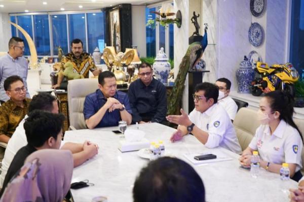 Bamsoet Paparkan Progres Persiapan Penyelenggaraan MXGP 2022 di Samota NTB
