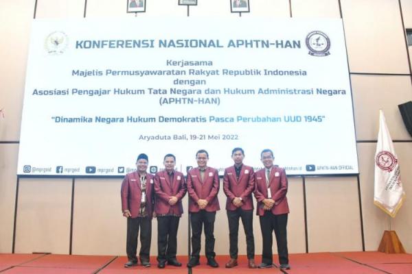 Sekjen MPR: Konferensi Nasional APHTN-HAN Untuk Penguatan Demokrasi 