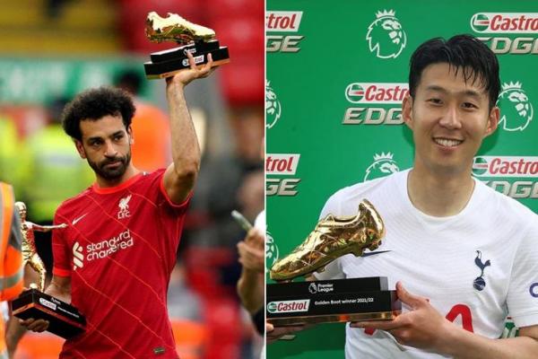 Golden Boot 2022 Untuk Mohamed Salah dan Son Heung-min  