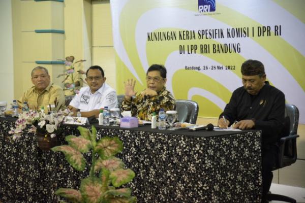 Komisi I Dukung RRI Bandung Perbanyak Konten Siaran Budaya Lokal