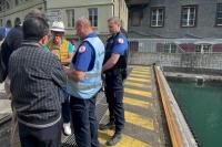Ridwan Kamil dan Atalia Ikut Pantau Proses Pencarian Emmeril yang Hilang di Sungai Aare Swiss
