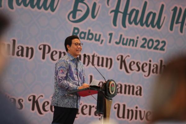 Hadiri Halal Bi Halal FKUI, Gus Halim: Dokter Tidak Melihat Suku, Agama dan Ras