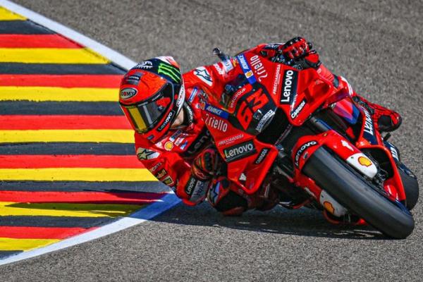 Pecco Bagnaia di sirkuit Sachsenring Jerman. Foto: GridOto.com 