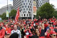 Puluhan Ribu Orang di Brussel  Memprotes Tingginya Biaya Hidup