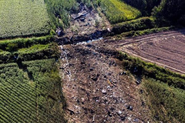 Pesawat Kargo Ukraina Jatuh di Utara Yunani, 8 Awak Pesawat Tewas