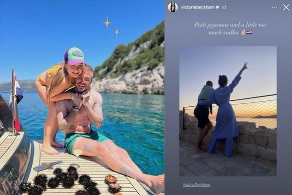 Liburan di Kroasia, David Beckham dan Putrinya Kumpulkan Bulu Babi